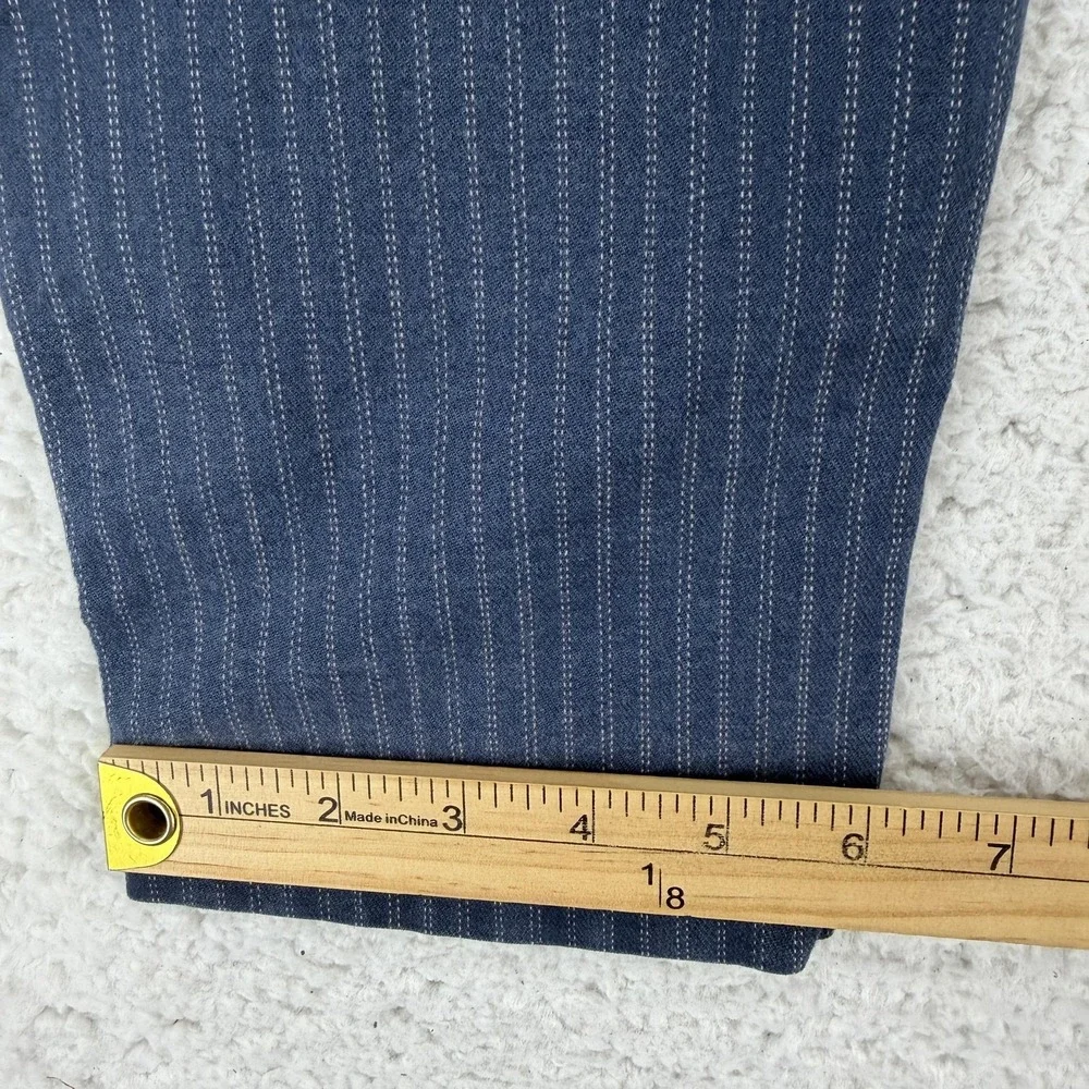 Levi's XX Chino Pants Mens 30x28 Blue Standard Taper Pinstripe Stretch Slim